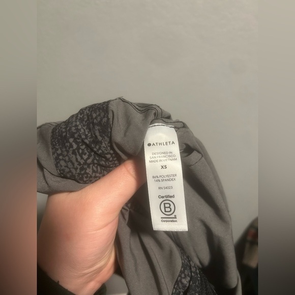 Athleta Topanga Printed Jumpsuit in Viper Black Size XS Lightweight Pockets - Picture 14 of 14